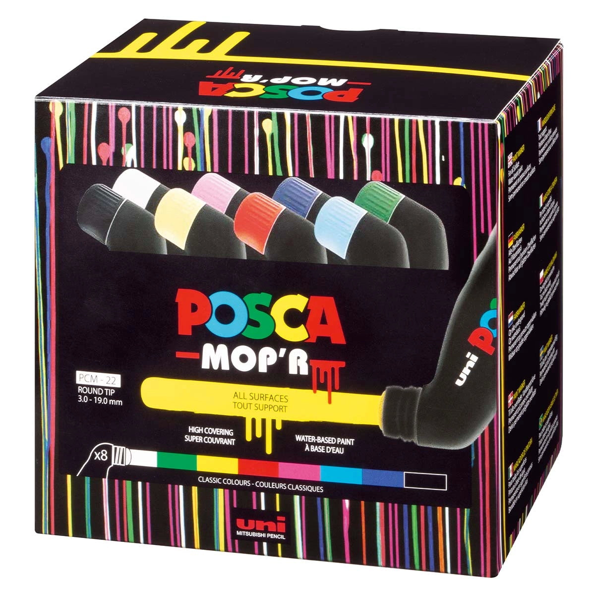 🎨 🖌 ROTULADOR POSCA MOP'R PCM-22 AZUL CLARO - ROTULADOR