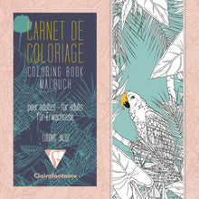 Load image into Gallery viewer, CLAIREFONTAINE - Coloring Books for Adults - 7⅞ x 7⅞&quot; - Birds
