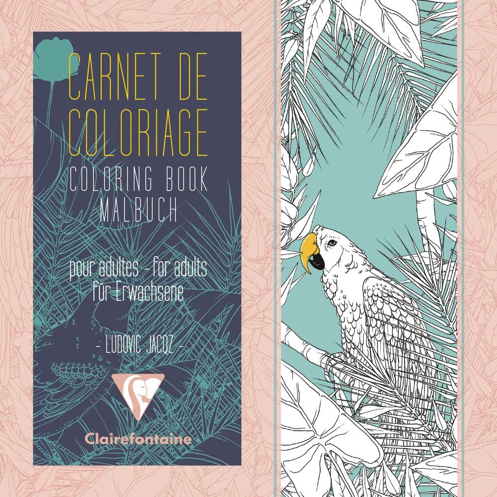 CLAIREFONTAINE - Coloring Books for Adults - 7⅞ x 7⅞