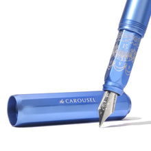 Cargar imagen en el visor de la galería, FERRIS WHEEL PRESS - Limited Edition 2025 | Aluminum Carousel Fountain Pen - Blue Revelry
