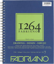 Cargar imagen en el visor de la galería, FABRIANO - 1264 Drawing Pads (Libreta de Dibujo 120GSM y 160GSM)
