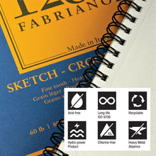 Cargar imagen en el visor de la galería, FABRIANO - 1264 Sketch Pads (Libreta de Sketch 80GSM)
