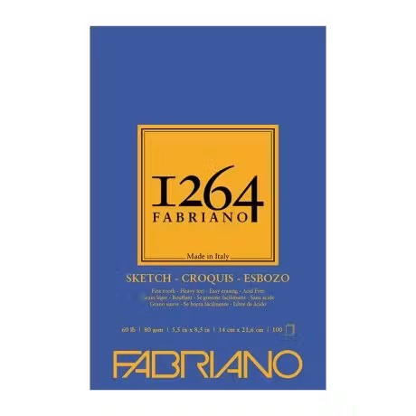 FABRIANO - 1264 Sketch Pads (Libreta de Sketch 80GSM)