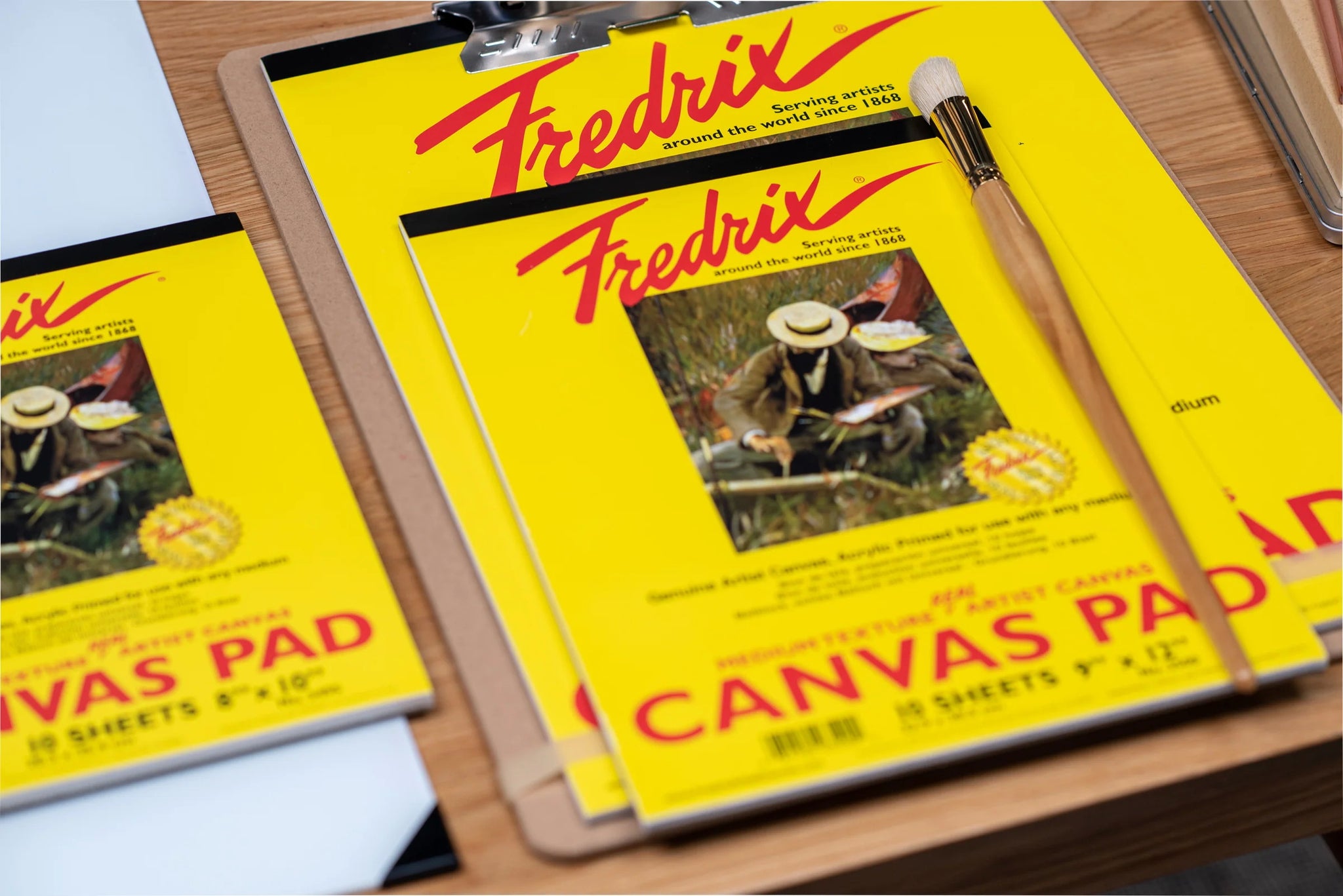 FREDRIX Creative Series Black Canvas Pad 12 x 16
