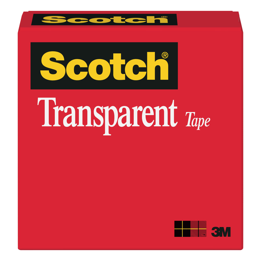 SCOTCH 3M - Cinta Adhesiva Multiuso  #600 Transparent Cellophane Tape