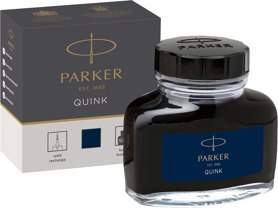 PARKER - Quink Ink Bottle - Blue Black