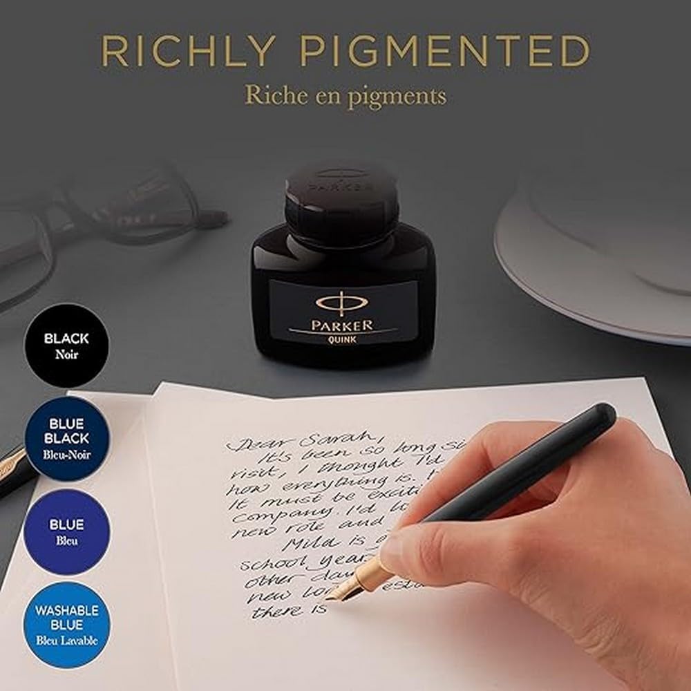 PARKER - Quink Ink Bottle - Negro