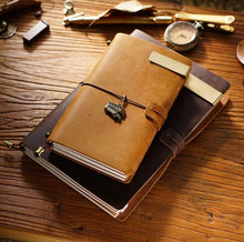 Cargar imagen en el visor de la galería, TRAVELERS NOTEBOOKS - Cuaderno de Viaje en Cuero (Leather Notebook Journal)
