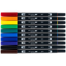 Cargar imagen en el visor de la galería, TOMBOW - Dual Brush Pen Set de 10 - Primary
