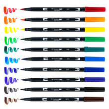 Cargar imagen en el visor de la galería, TOMBOW - Dual Brush Pen Set de 10 - Primary
