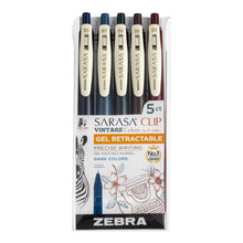 Cargar imagen en el visor de la galería, ZEBRA - Sarasa Clip Gel Retractable Pen Sets - Colores Claros (Boligrafo de Gel Retractiles)
